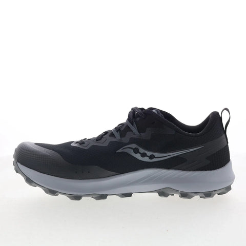 Saucony Peregrine 14 S10917-100 Womens Black Wide Athletic Hiking Shoes