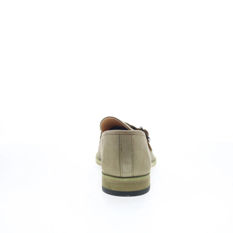 Mezlan Perforated Mocassin 21776 Mens Green Loafers & Slip Ons Penny Shoes