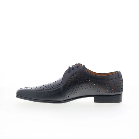 Mezlan Perforated Plain Toe 21528 Mens Black Oxfords & Lace Ups Casual Shoes