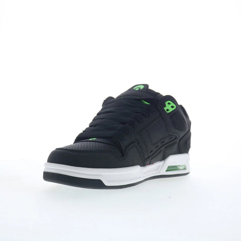 Osiris Peril 1308 2917 Mens Black Leather Skate Inspired Sneakers Shoes