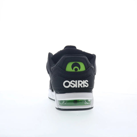 Osiris Peril 1308 2917 Mens Black Leather Skate Inspired Sneakers Shoes