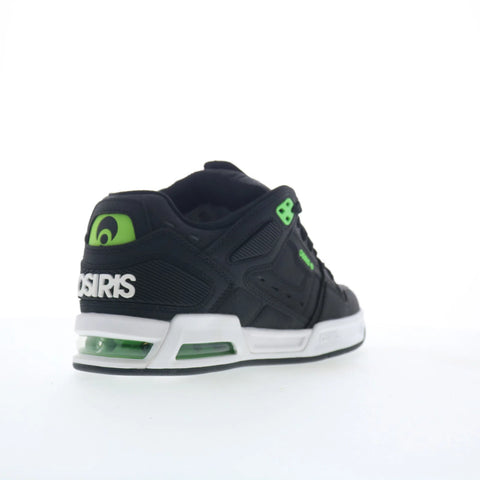 Osiris Peril 1308 2917 Mens Black Leather Skate Inspired Sneakers Shoes
