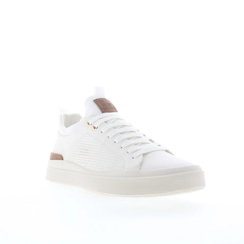 Steve Madden Perla Mens White Synthetic Lace Up Lifestyle Sneakers Shoes