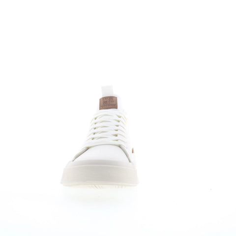 Steve Madden Perla Mens White Synthetic Lace Up Lifestyle Sneakers Shoes