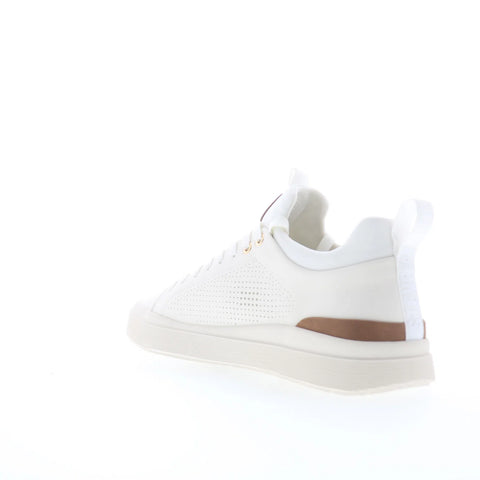 Steve Madden Perla Mens White Synthetic Lace Up Lifestyle Sneakers Shoes