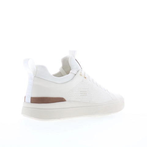 Steve Madden Perla Mens White Synthetic Lace Up Lifestyle Sneakers Shoes