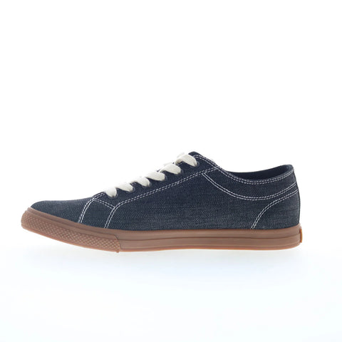 Original Penguin Petey Stripe Lace Up Mens Black Lifestyle Sneakers Shoes
