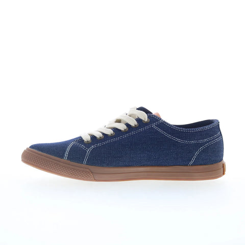 Original Penguin Petey Stripe Lace Up Mens Blue Lifestyle Sneakers Shoes
