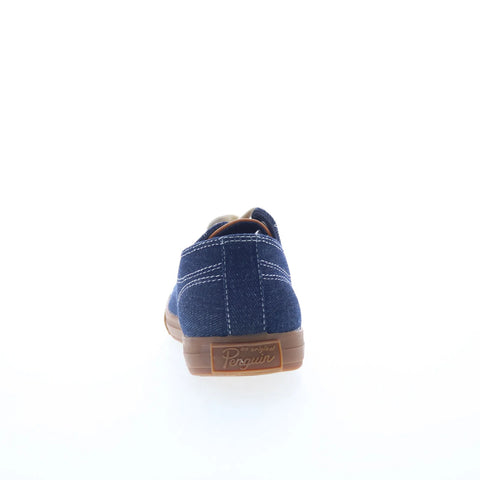 Original Penguin Petey Stripe Lace Up Mens Blue Lifestyle Sneakers Shoes