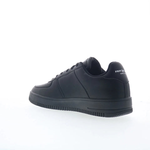 Phat Farm PFM427320 Mens Black Synthetic Lace Up Lifestyle Sneakers Shoes