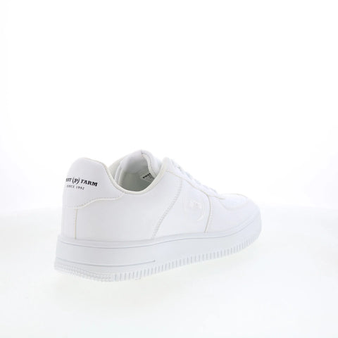Phat Farm PFM427320 Mens White Synthetic Lace Up Lifestyle Sneakers Shoes