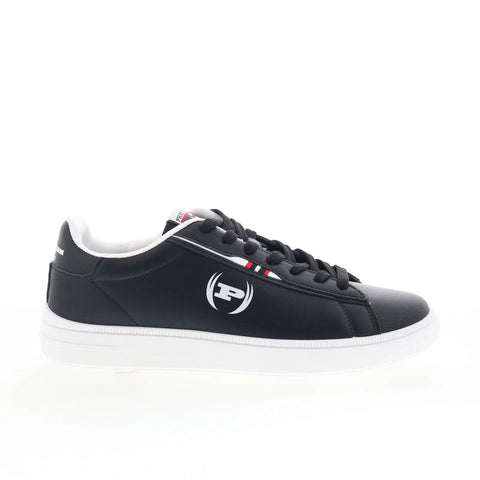Phat Farm PFM526H10 Mens Black Leather Lace Up Lifestyle Sneakers Shoes
