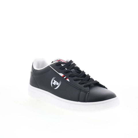 Phat Farm PFM526H10 Mens Black Leather Lace Up Lifestyle Sneakers Shoes