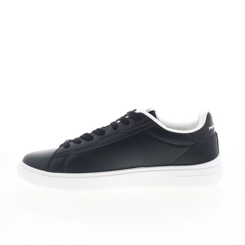 Phat Farm PFM526H10 Mens Black Leather Lace Up Lifestyle Sneakers Shoes