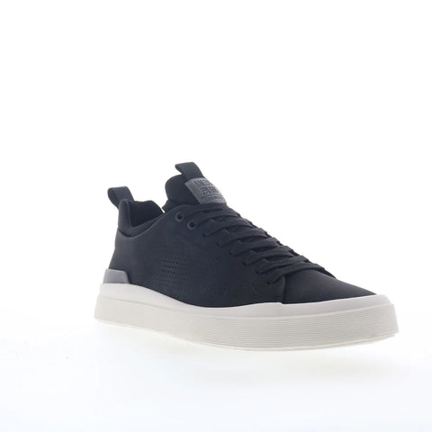 Steve Madden Phantm Mens Black Canvas Lace Up Lifestyle Sneakers Shoes