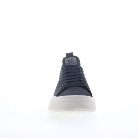 Steve Madden Phantm Mens Black Canvas Lace Up Lifestyle Sneakers Shoes