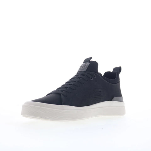 Steve Madden Phantm Mens Black Canvas Lace Up Lifestyle Sneakers Shoes