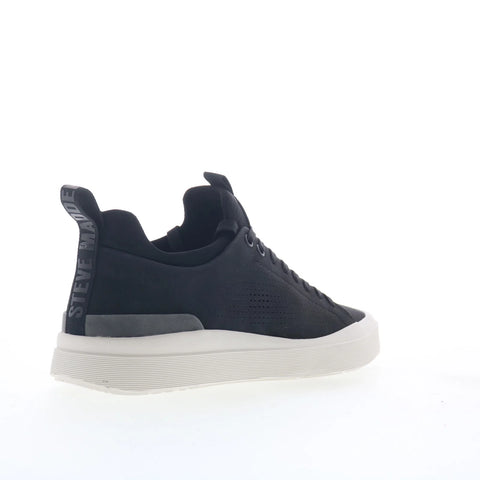 Steve Madden Phantm Mens Black Canvas Lace Up Lifestyle Sneakers Shoes
