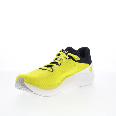 Topo Phantom 2 M046 Mens Yellow Canvas Lace Up Athletic Running Shoes