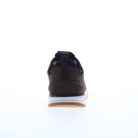 Steve Madden P-Herkli Mens Brown Synthetic Lace Up Lifestyle Sneakers Shoes