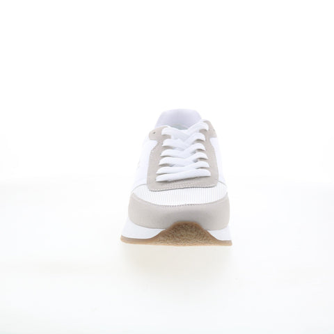 Calvin Klein Picio CMPICIO Mens White Mesh Lace Up Lifestyle Sneakers Shoes