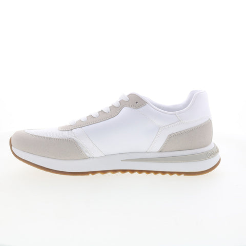 Calvin Klein Picio CMPICIO Mens White Mesh Lace Up Lifestyle Sneakers Shoes
