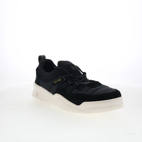 Pajar Pierce 55541 Mens Black Leather Lace Up Lifestyle Sneakers Shoes