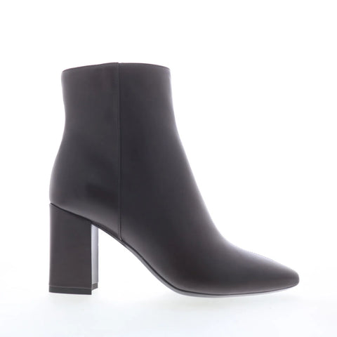 Aquatalia Pierra TW5PIEJ0 Womens Brown Leather Zipper Ankle & Booties Boots