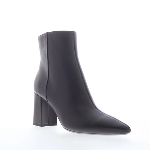 Aquatalia Pierra TW5PIEJ0 Womens Brown Leather Zipper Ankle & Booties Boots