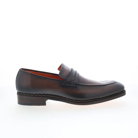 Mezlan Pimonte 20829 Mens Brown Leather Loafers & Slip Ons Casual Shoes