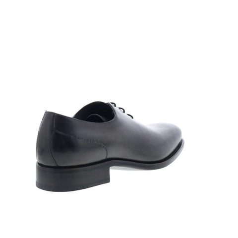 Di Bianco Pistoia Mens Brown Leather Oxfords & Lace Ups Plain Toe Shoes