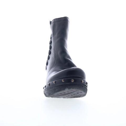 A.S. 98 Placid B13206-101-6002 Womens Black Leather Ankle & Booties Boots