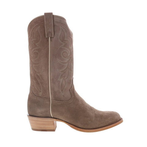 Tony Lama Plano 12" Suede Round Toe DR3051 Mens Brown Cowboy Western Boots