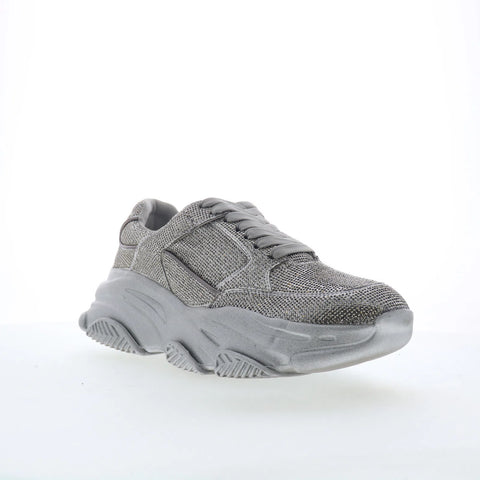 Steve Madden Pluto PLUT01M1 Mens Silver Synthetic Lifestyle Sneakers Shoes