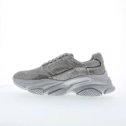 Steve Madden Pluto PLUT01M1 Mens Silver Synthetic Lifestyle Sneakers Shoes