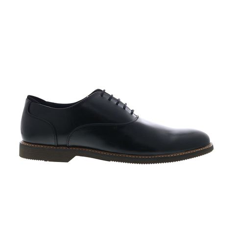 Steve Madden P-Neptun Mens Black Synthetic Oxfords & Lace Ups Plain Toe Shoes