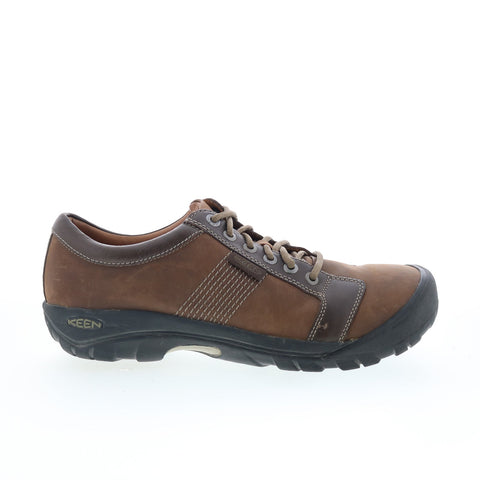 Keen Austin Shoe 1007722 Mens Brown Leather Oxfords & Lace Ups Casual Shoes