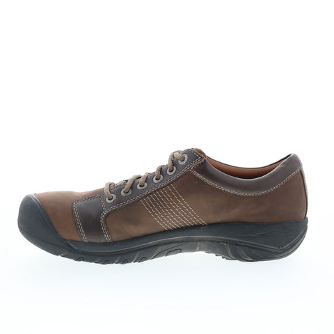 Keen Austin Shoe 1007722 Mens Brown Leather Oxfords & Lace Ups Casual Shoes