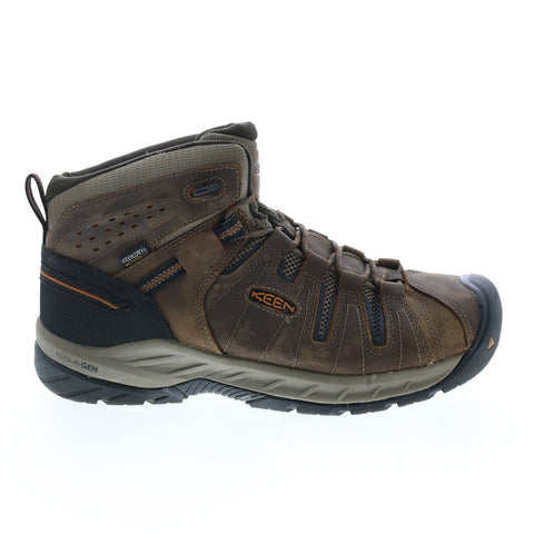 Keen Flint II WP Mid Work Boot 1025613 Mens Brown Wide Work & Safety Boots
