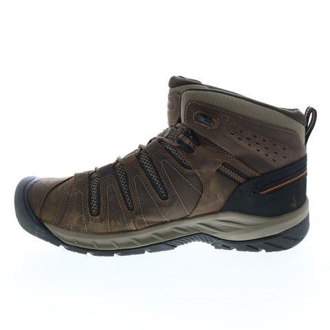 Keen Flint II WP Mid Work Boot 1025613 Mens Brown Wide Work & Safety Boots