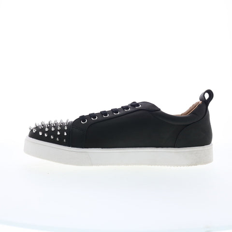 Steve Madden Portall PORT04M1 Mens Black Leather Lifestyle Sneakers Shoes