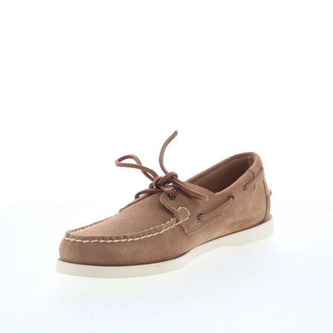 Sebago Portland Flesh Out Mens Brown Loafers & Slip Ons Boat Shoes