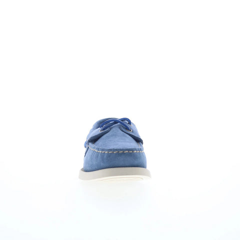 Sebago Portland Flesh Out Womens Blue Loafers & Slip Ons Boat Shoes 