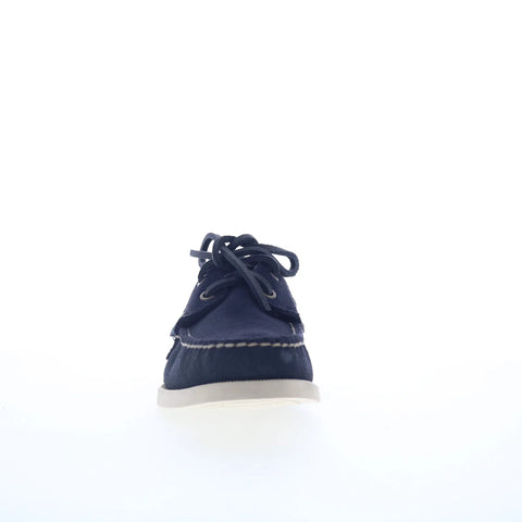 Sebago Portland Flesh Out Womens Blue Loafers & Slip Ons Boat Shoes 