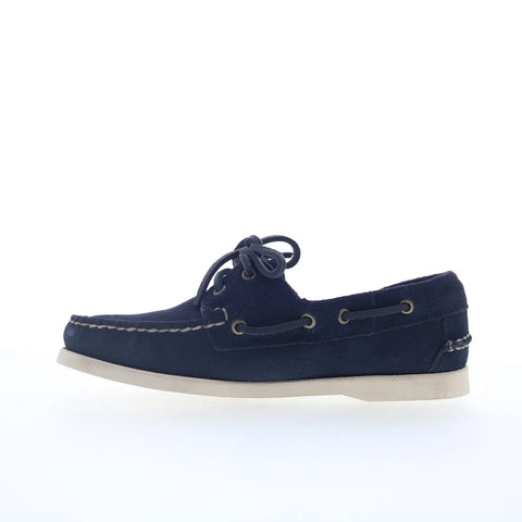 Sebago Portland Flesh Out Womens Blue Loafers & Slip Ons Boat Shoes 