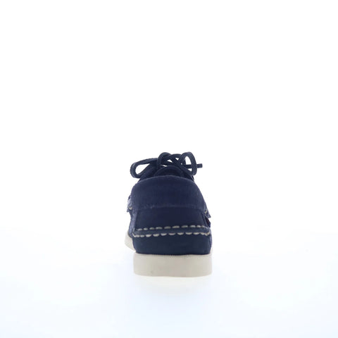 Sebago Portland Flesh Out Womens Blue Loafers & Slip Ons Boat Shoes 