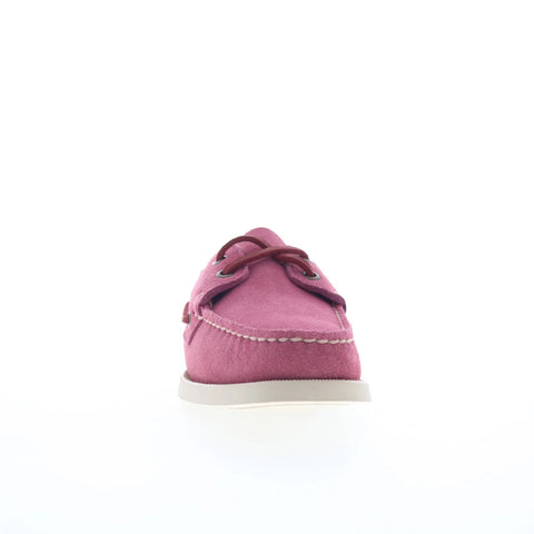 Sebago Portland Flesh Out Womens Pink Loafers & Slip Ons Boat Shoes 