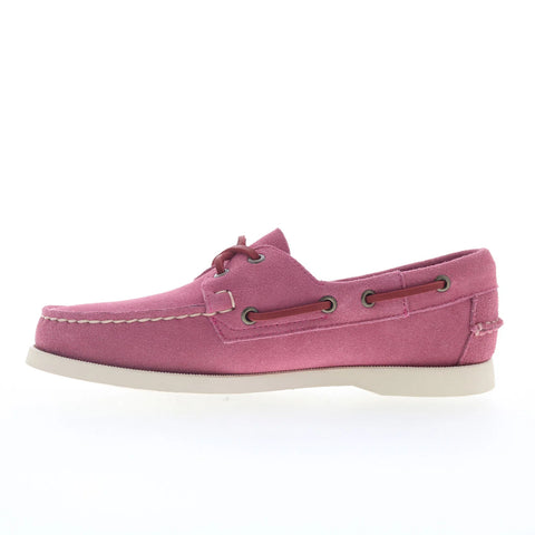 Sebago Portland Flesh Out Womens Pink Loafers & Slip Ons Boat Shoes 