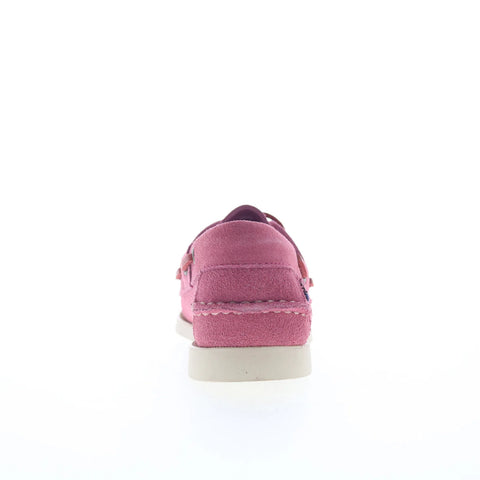 Sebago Portland Flesh Out Womens Pink Loafers & Slip Ons Boat Shoes 