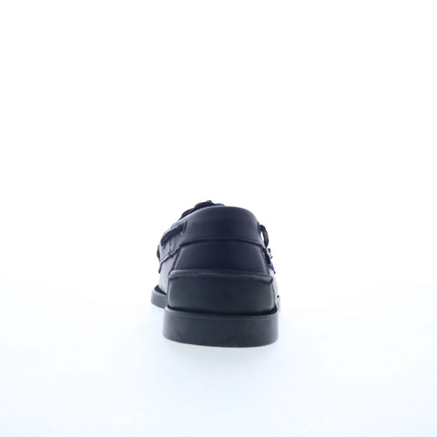 Sebago Portland Glitter 711287W Mens Black Loafers & Slip Ons Boat Shoes 